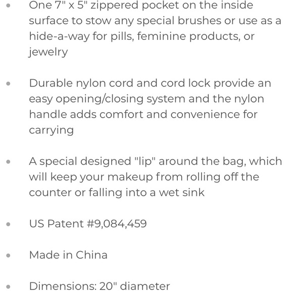 NWT Lay/N/Go Cosmo Cosmetic Bag - Picture 5 of 6